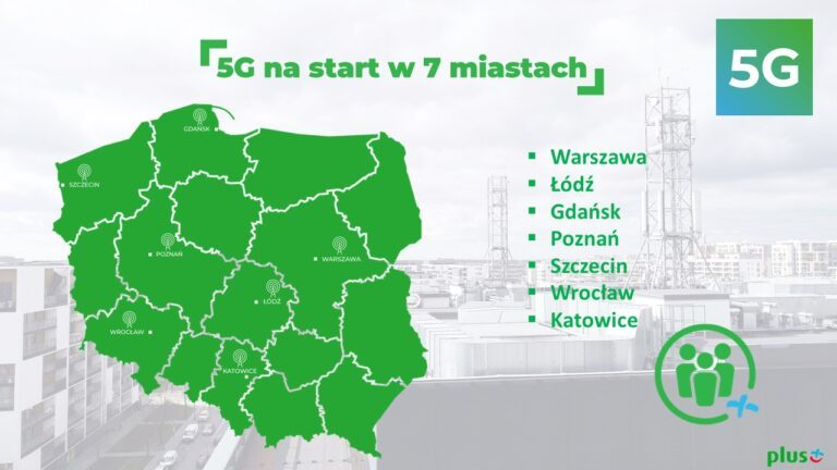 Plus uruchamia komercyjną sieć 5G