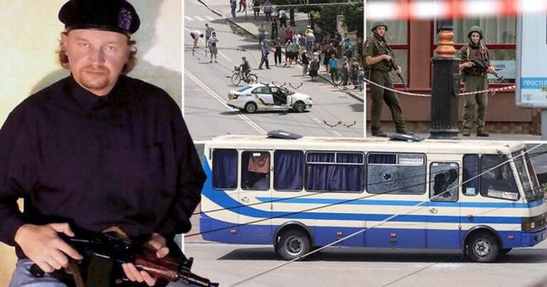 Terrorysta zażądał od prezydenta Ukrainy, aby polecił na Facebooku film