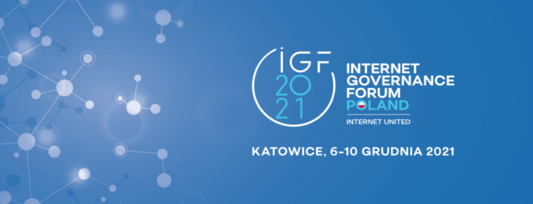 Internet Governance Forum 2021 w Katowicach!