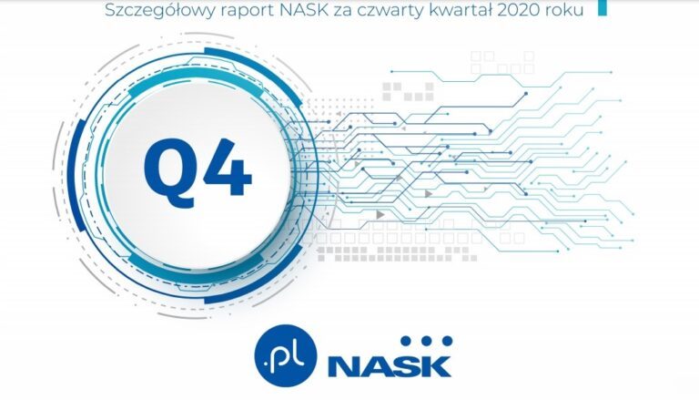 RAPORT NASK za czwarty kwartał 2020 r. Rejestru domeny .pl