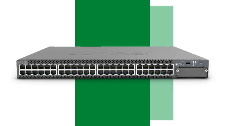 Przełącznik Ethernet EX4400 od Juniper Networks z portami światłowodowymi
