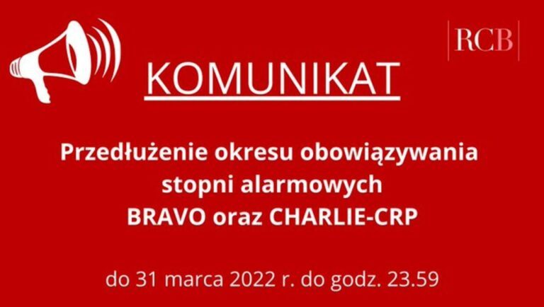 CHARLIE–CRP w Polsce do końca marca