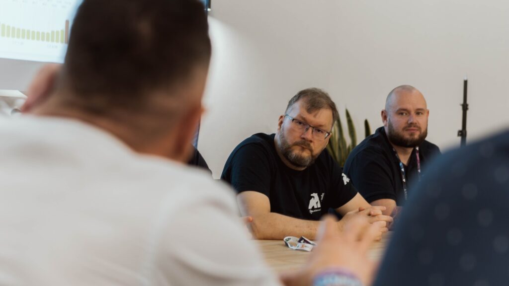Tomasz Brol i Artur Tomaszczyk na Zjeździe MIŚOT w Wiśle