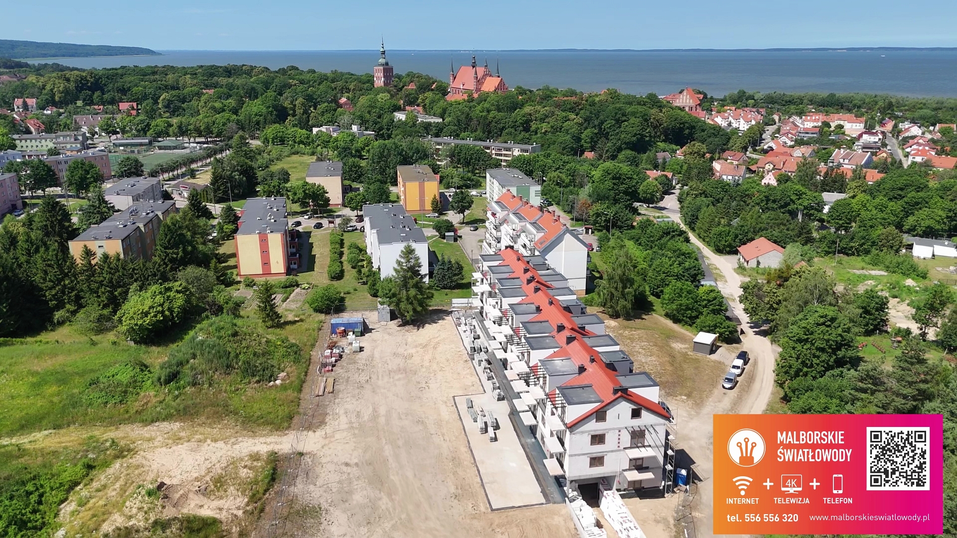 Osiedle Słoneczne Bis we Fromborku z dostępem do superszybkiego światłowodu